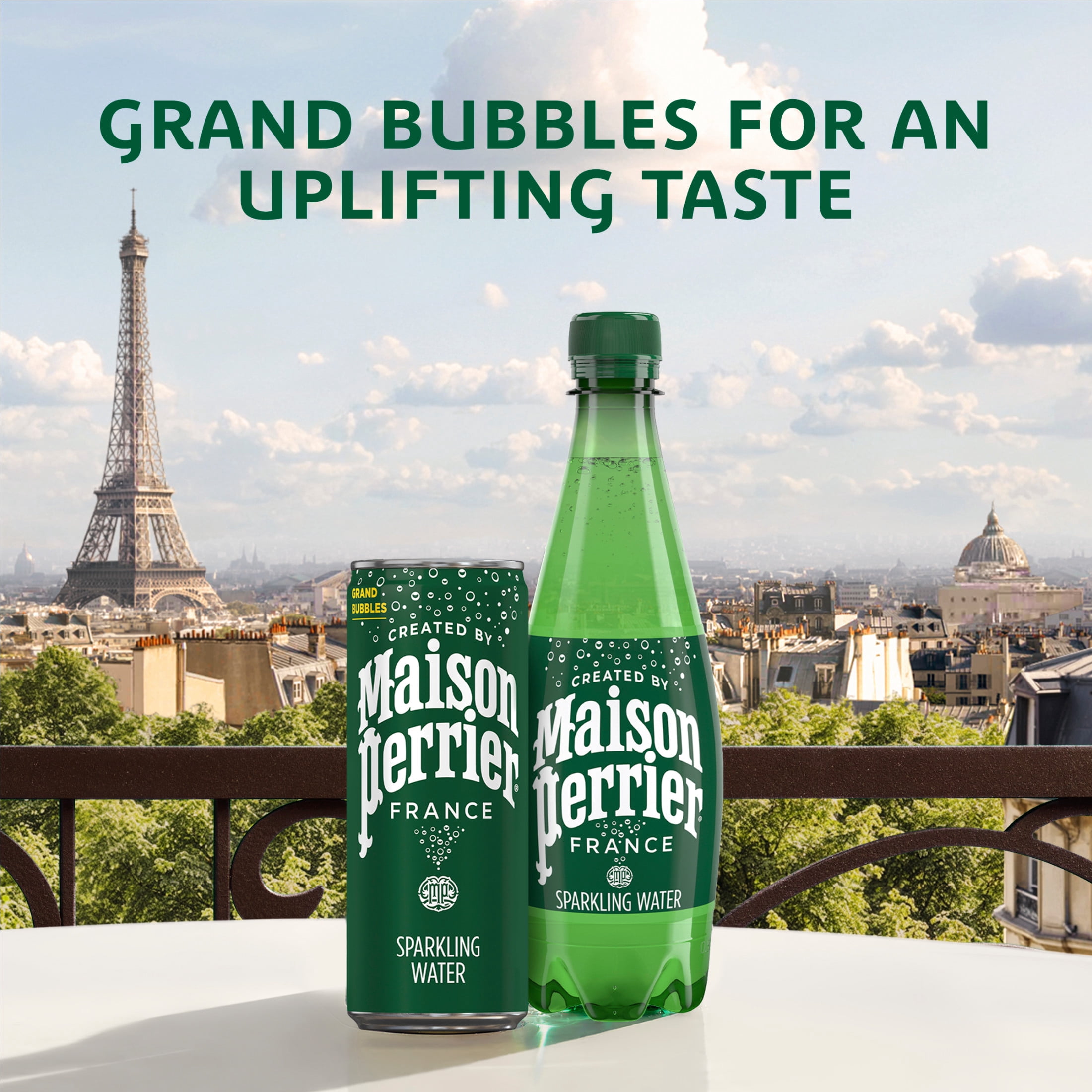 (2 pack) Maison Perrier Ultimate Sparkling Water,  16.9 fl oz, 6 Pack Bottles