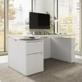 thumbnail image 3 of Stratus 60W Standing Desk with File Cabinet in White - Engineered Wood, 3 of 8