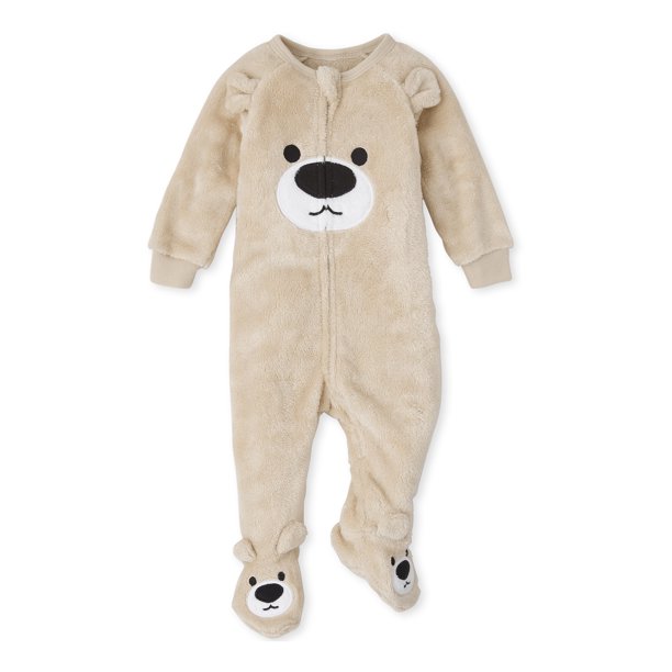 The Children's Place Baby And Toddler Boys Fleece One Piece Footed