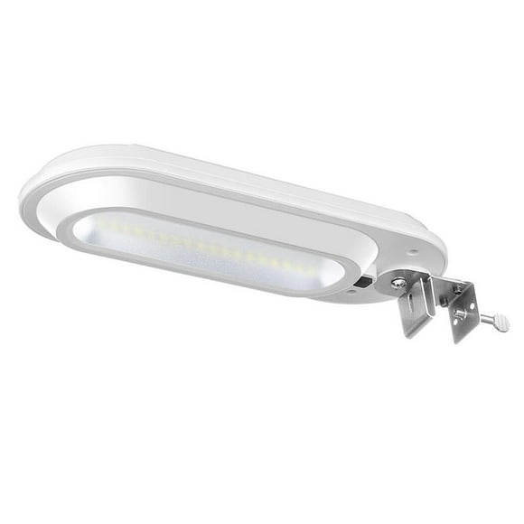 Lampe Solaire de Rue IP65 400LM Lampe de Pluie Clôture Gouttière Garage Blanc