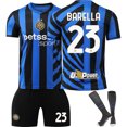 thumbnail image 1 of 2425 Inter Milan Home Jersey No. 10 Lautaro 9 Thuram Copy Player Name Jersey, 1 of 2