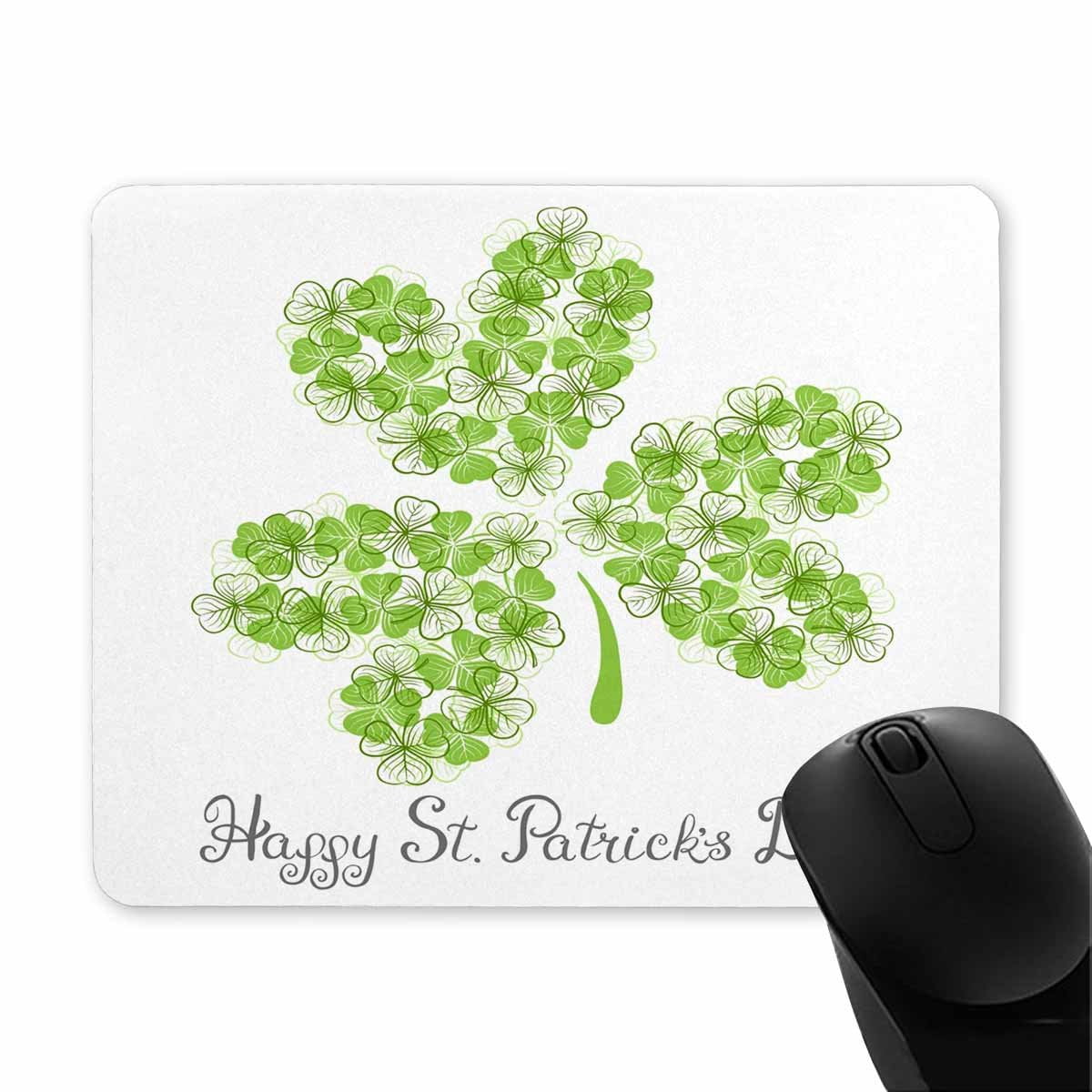 4 Leaf Clover Computer Mouse Pad For Computers and Laptops