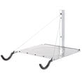 thumbnail image 1 of Delta Cycle & Home Single Bike Wall Mount, Foldable Wall Bike Rack Hanger with Storage Shelf Holds Up to 50 lbs, Horizontal Garage Bike Rack Wall Moun, 1 of 5