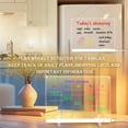 thumbnail image 6 of Acrylic Dry Erase Board with LED Light - Clear Glowing Memo, Brightness Level Adjustment, LED Drawing Board, Illuminating Writing Board With Stand, Acrylic Dry Erasing Board, LED Notebook with 7 Pen, 6 of 19