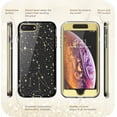 thumbnail image 4 of iPhone 8 Plus Case, iPhone 7 Plus Case, [Built-in Screen Protector] i-Blason [Cosmo] Glitter Clear Bumper Case for iPhone 8 Plus & iPhone 7 Plus(Black/Star), 4 of 6