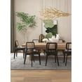 thumbnail image 2 of Manhattan Comfort Versailles 16.5" Wood Dining Chair in Black (Set of 4), 2 of 7