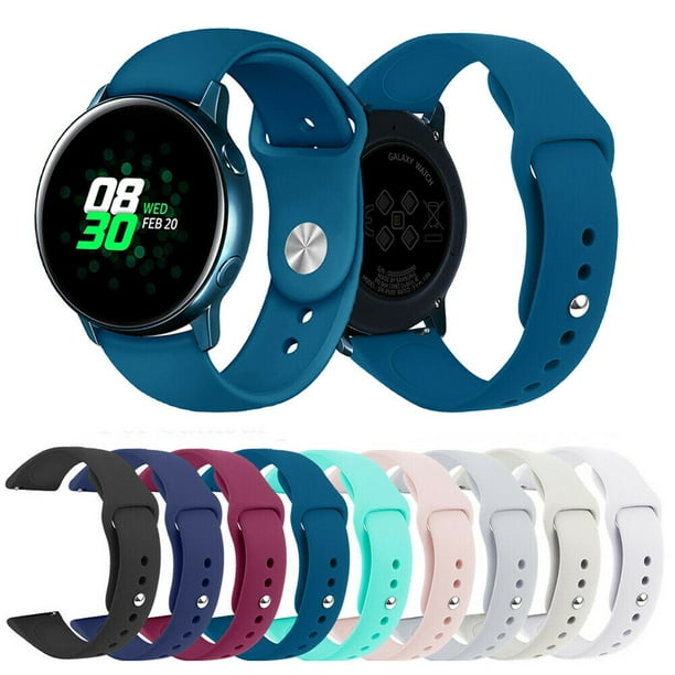 Amerteer For Samsung Galaxy Watch Active 2 Replacement Silicone Quick Stylish Sport Wrist Band Straps Wristbands Bracelet Watch Band - Walmart.com