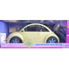 Barbie Volkswagen Beetle Vehicle (Yellow) w/ Real Key Chain (2000)