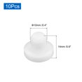 thumbnail image 2 of 10 PCS Silicone Stopper Replacement Plug, 2/5 in Reusable Salt Shakers Solid Stopper for Flower Pot Pipe, White, 2 of 5