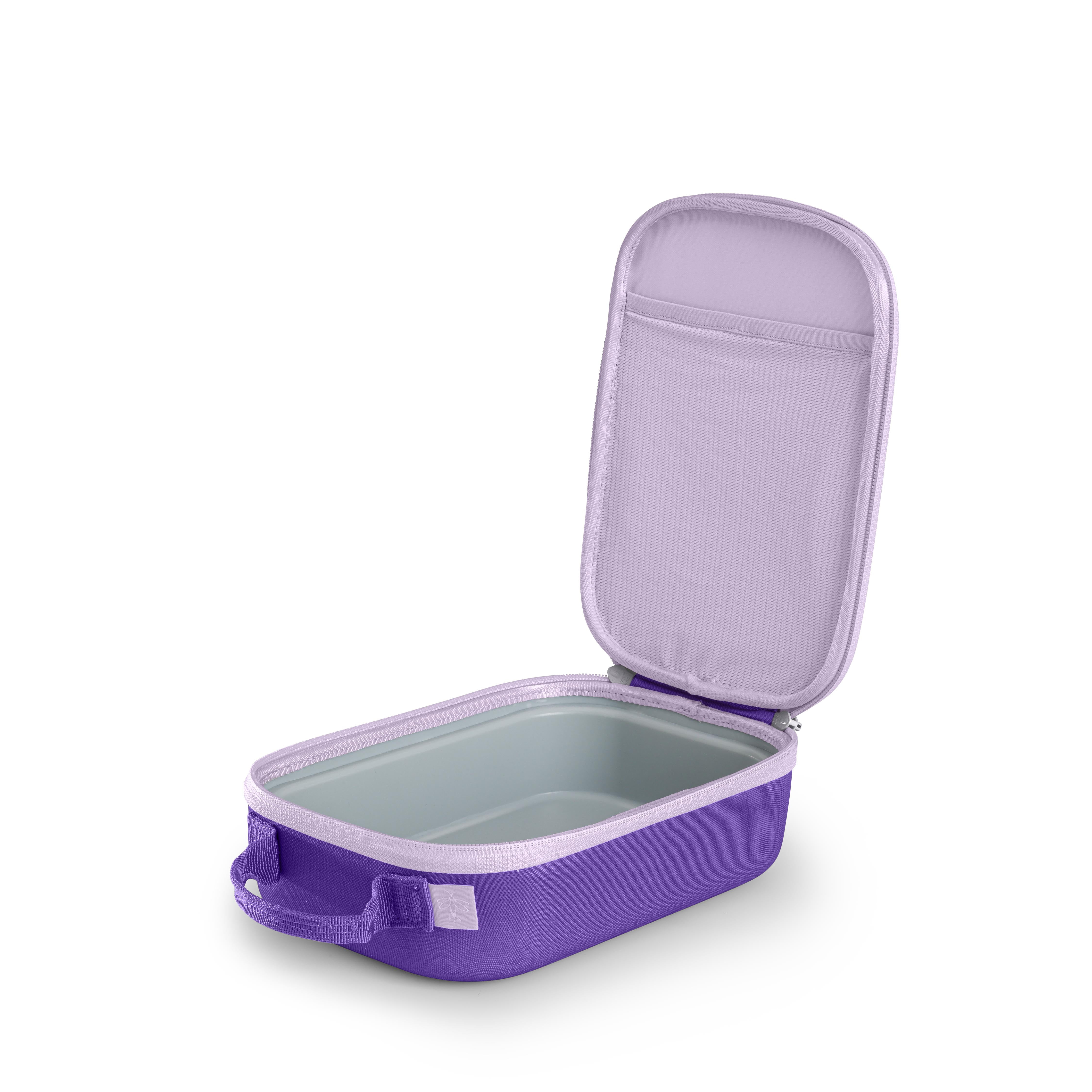 Insulated Lunch Box - Stainless Steel - Yellow - Purple - ApolloBox