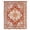 Red Orange, variant on Purple Orange Boho Sheer Curtains 84 Inches Long, Ethnic Geometric Middle Century Art Light Filering Curtains, Breathable Simi Curtain Privacy Drapes for Living Room Bedroom Window Treatment