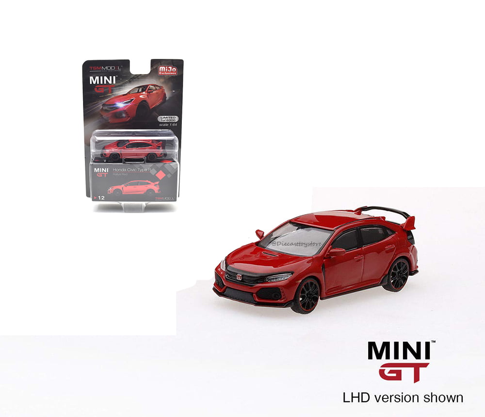 Honda Civic Type R MGT00012-L LHD - Rallye red MINI GT 1:64 