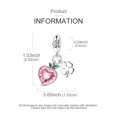 thumbnail image 7 of MULA 925 Sterling Silver DIY Charm AAA CZ Fruit Clover Pendant fit Bracelet for Women Jewelry, 7 of 7