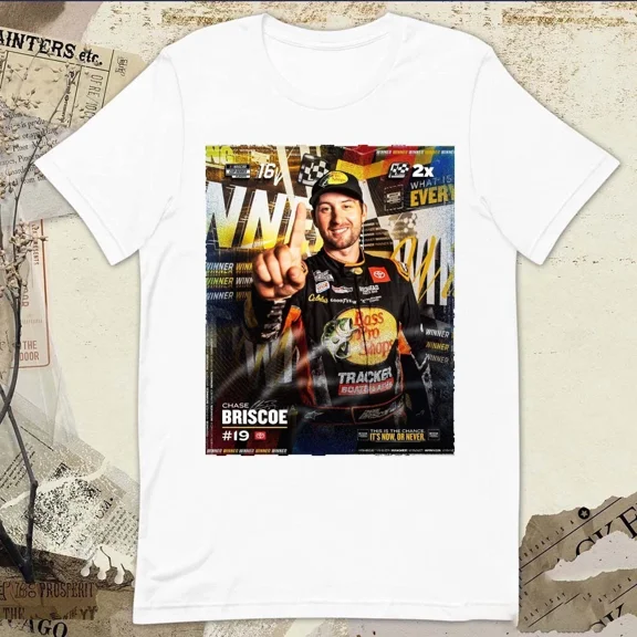 2025 Chase Briscoe #19 Southern 500 Back 2 Racing Team Fan Made Shirt