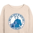 thumbnail image 3 of Star Wars - Luke Sykwalker Americana Lightweight French Terry Wide Neck Long Sleeve Graphic Shirt, 3 of 5