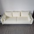 thumbnail image 3 of love2by Couches Three-seater Couches – Comfortable faux leather Couches with strong support, modern living room furniture., 3 of 5
