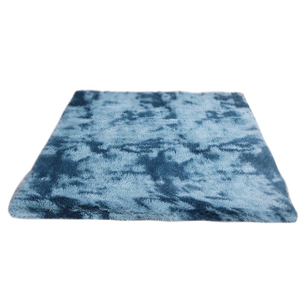 Liquidación de alfombras JWDX, alfombra estampada, alfombra para dormitorio, alfombra cálida, decoración de dormitorio, alfombra suave para sala de estar, alfombra de pelo largo teñido anudado para