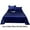 Blue, variant on Satin Sheets Set - 3 Piece Summer Ice Satin Bed Sheets Set with Deep Pocket, Luxury Silk Satin Sheet Set (1 Flat Sheet,2 Pillow Cases)