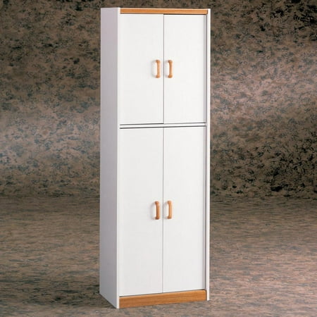 UPC 029986045065 product image for White Deluxe Four Door Pantry Cabinet | upcitemdb.com