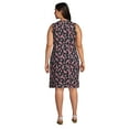 thumbnail image 2 of Lands' End Women's Plus Size Cotton Jersey Sleeveless Swim Cover-up Dress Print, 2 of 3