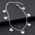Allergy Free Stainless Steel Ankle Bracelet for Women Pentacle Love
