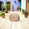 thumbnail image 1 of LOLIPPYY Simulated Stone Outdoor Key Storage Box Light Yellow Resin with Quick Access for Garden Use, 1 of 5