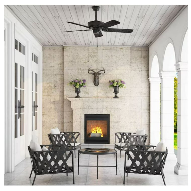 Harbor Breeze Calera 52-in Bronze with Aged Bronze Blades Indoor