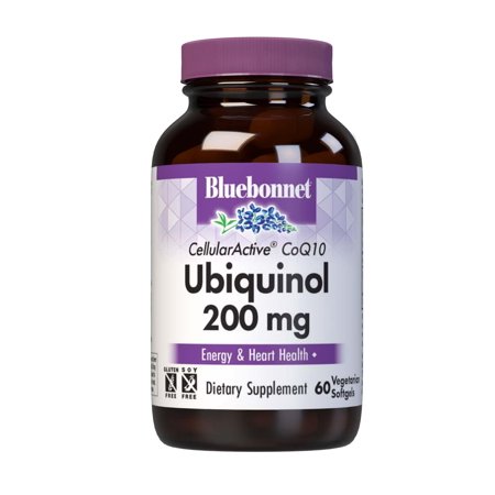 Bluebonnet Active CoQ10 Ubiquinol 200mg Heart & Cellular Health*, 60 Count