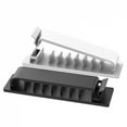 thumbnail image 5 of 3 PCS 5/8/10 Slots Self-Adhesive Cable Organizer Clips Wire Holder for Office TV PC Ethernet Under Desk USB Cord Management, 5 of 10