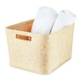 thumbnail image 3 of Mainstays Large Felt Basket, Oatmeal, Set of 2, 3 of 5
