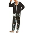 thumbnail image 2 of Stray Kids Womens Mens Hooded Jumpsuit - Zip Up One Piece Pajamas Soft Cozy Winter Warm Plush Loungewear, 2 of 7