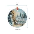 thumbnail image 5 of Snowman Ornament, Merry Christmas, Winter Wonderland, Holiday Ornament, Christmas Tree Ornament, Gift Idea, Festive Decor, Christmas gift, Holiday Keepsake, Xmas Tree Hanging Decor, 5 of 5