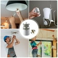 thumbnail image 4 of B22 to E26 E27 Light Socket Adapter Converter UK Bayonet Lamp Base Screw Bulb Holder CE Rohs Certified Metal Construction, 4 of 6