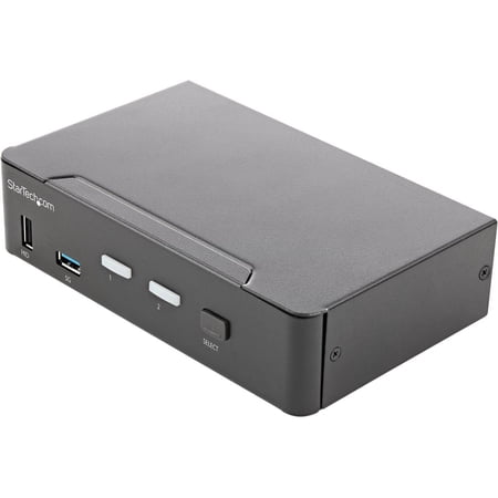 UPC: 0065030882002 | 2 Port HDMI KVM Switch Single Monitor 4K 60Hz Ultra HD HDR Desktop HDMI 2.0 KVM Switch with 2 Port USB 3.0 Hub (5Gbps) & 4x USB 2.0 HID Ports Audio Hotkey Switching TAA – KVM with Fast Switching