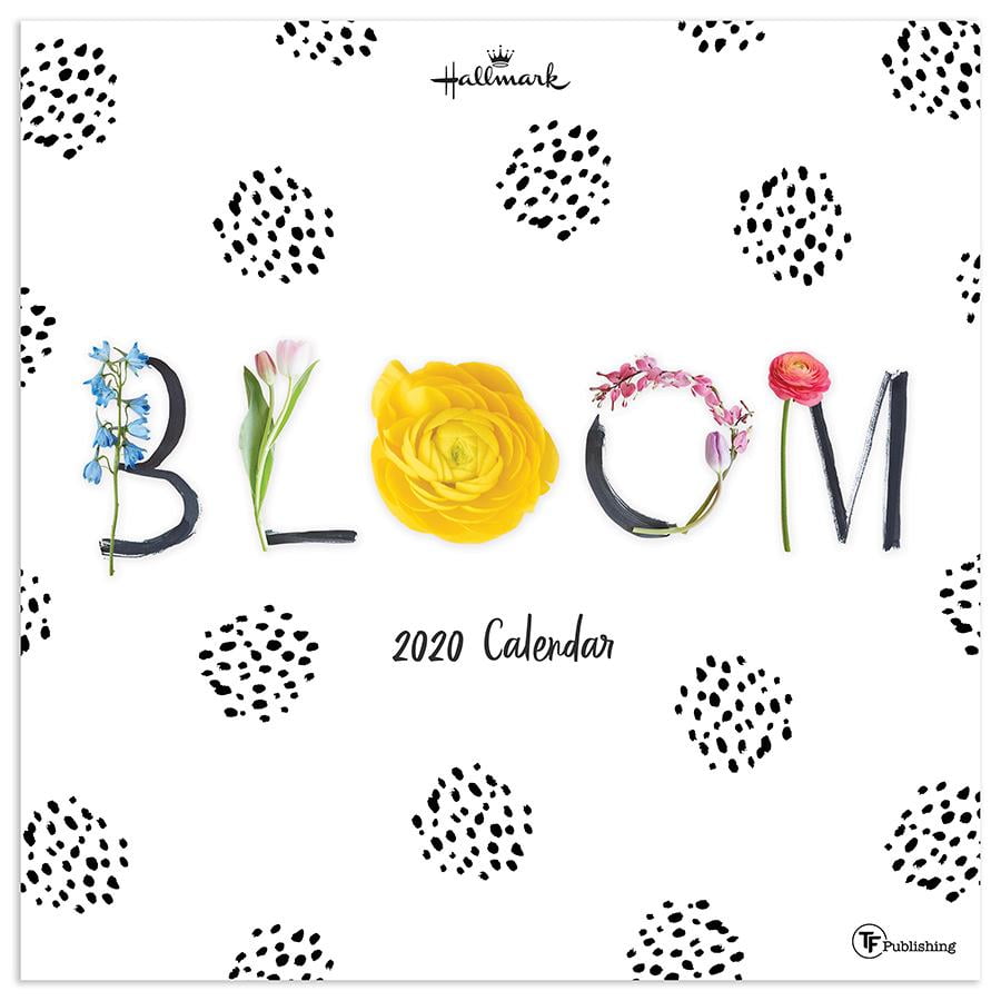 2020 Floral Botanical Bloom Wall Calendar