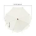 thumbnail image 5 of LAGarden 7 Ft Fringe Umbrella Replacement Canopy Top Cover Boho Outdoor Yard, Beige with Fringe, BH7W-01C, 5 of 6
