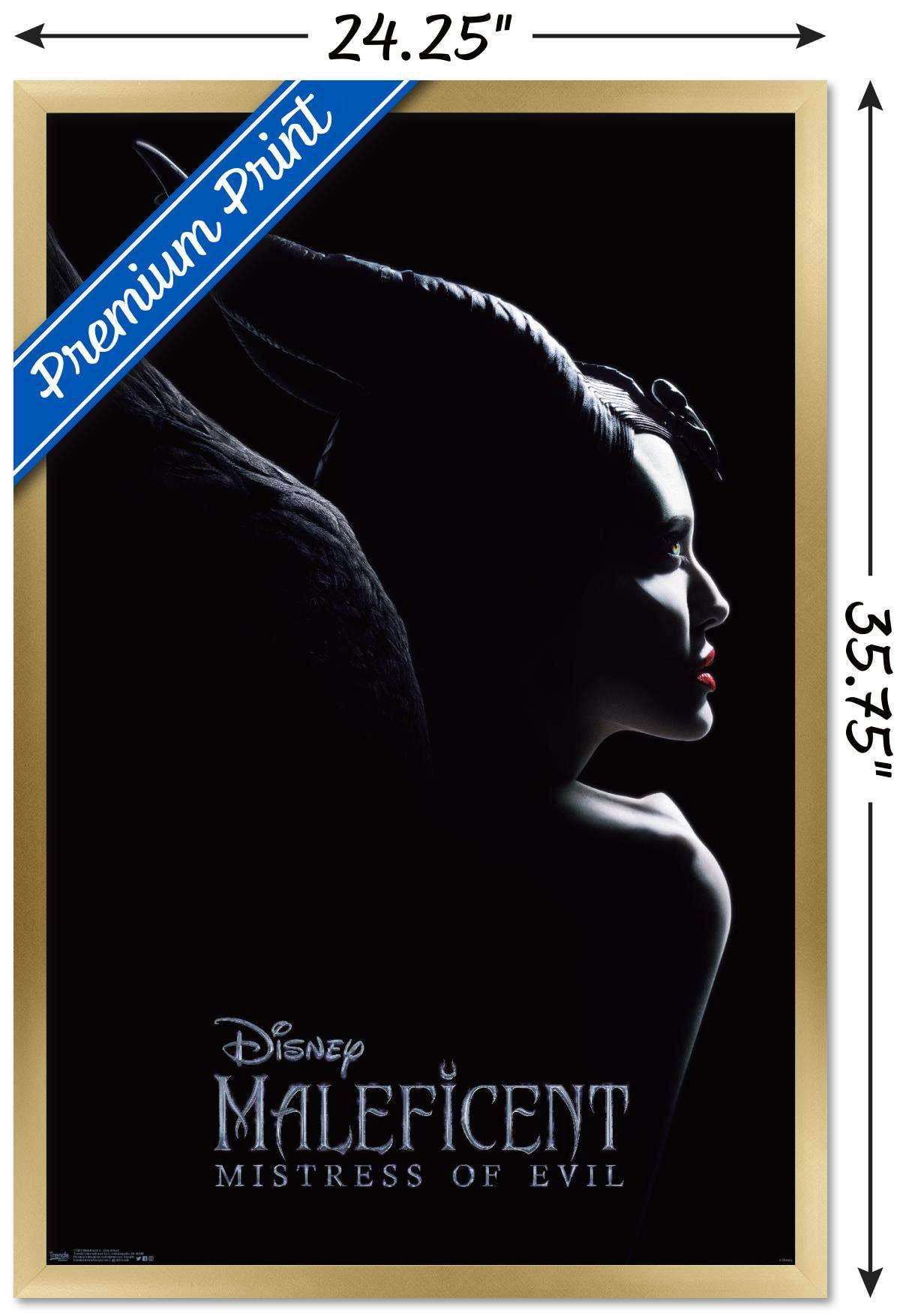 Disney Maleficent: Mistress of EVil - One Sheet Wall Poster, 22.375" x 34", Framed