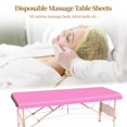 thumbnail image 5 of 100Pcs Disposable Massage Table Sheets 31.5" x 71" Massage Table Sheets Non-Woven Fabric SPA Bed Covers Breathable for Massage Beauty Tattoos(Pink), 5 of 8
