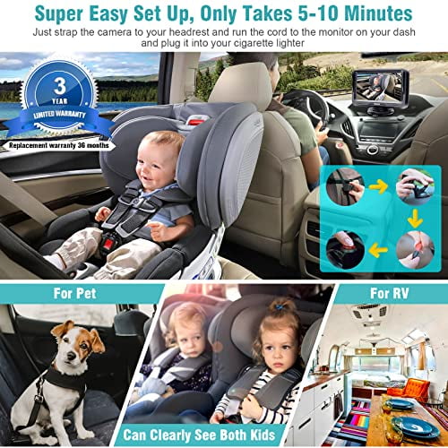 Super View Baby Car Safety Mirror