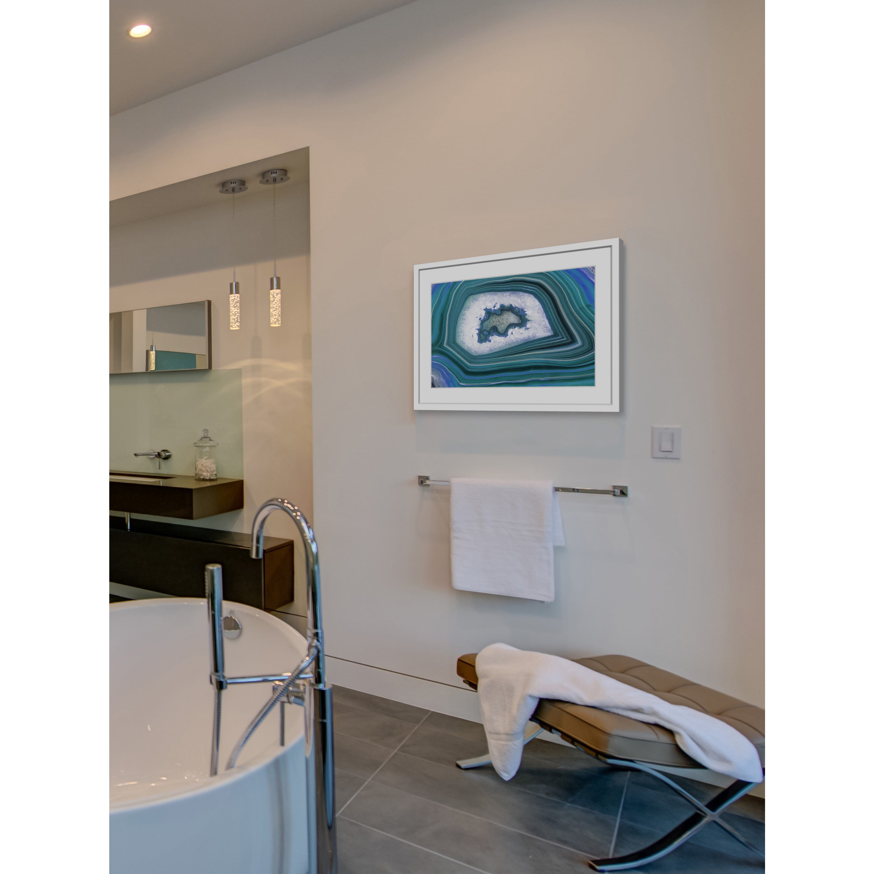 "Waves" Framed Painting Print