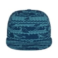 thumbnail image 2 of Balery Baseball Cap Flat Bill Hats for Men Adjustable Size for Running Workouts and Outdoor Activities All Seasons Dad Hat(Turtles and Waves ), 2 of 9