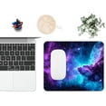 thumbnail image 6 of Mouse Pad, Cute Purple Nebula Galaxy Mouse Pads for Desk, 9.5" x 7.9" Non-Slip Rubber Base Computer Mousepad with Women, Portable Square Design for Wireless Mouse and Pad Laptop Office & Travel, 6 of 12