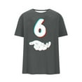 thumbnail image 5 of Tops para hombre, blusas y camisas de manga corta con cuello redondo para hombre, jersey informal con cuello redondo estampado para hombre, pantalones cortos deportivos para fitness, blusa de poliéste, 5 of 5
