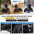 thumbnail image 6 of IVFJFV 36V 500W Electric Four Wheeler Off-Road Ride On,Dual Speed 10/15MPH,Dual Shock Absorbers,Disc Brake,LED Headlight,Max Load 143LBS, Safety Flag & Emergency Stop Switch,GREEN, 6 of 10