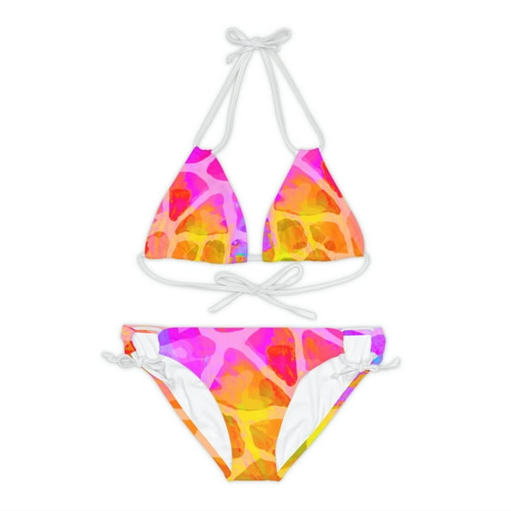 Strappy Bikini Set (AOP)