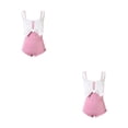 thumbnail image 1 of Yuarrent Poliéster Viaje con confianza Vestido sin mangas elástico con cintura modificada clásica Diseño clásico Conveniente Rosa XL 1 Rosa XXL, 1 2Conjunto, 1 of 6