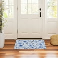 thumbnail image 6 of Watercolor Blue Floral Floor Door Mat Outdoor Indoor for Home Entrance Welcome Mats 32"x20", 6 of 8