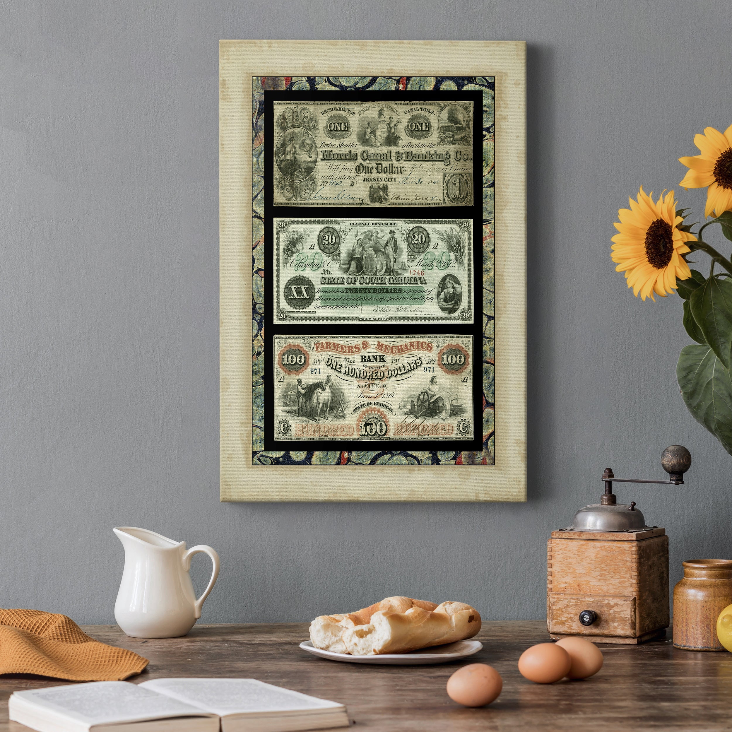 Money Money Money III Premium Gallery Wrapped Canvas - Ready to Hang