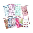 thumbnail image 4 of 6x9 Designer Colored Flat Poly Mailers, Self Sealing shipping Mailers, Colorful Design Mailing bags W/10 Kiss Lip Stickers, 4 of 14