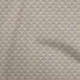 thumbnail image 1 of oneOone Cotton Cambric Brown Fabric Mughal Scroll Print Dress Material Fabric Print Fabric By The Yard 56 Inch Wide, 1 of 4